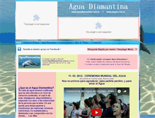 Tablet Screenshot of aguadiamantina.com.ar